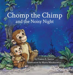 Cover for Chomp the Chimp and the Noisy Night releases June 16, 2026 and available now for preorder