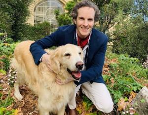 Felix Prehn, Goat Academy founder & his best friend Winston - Winston stock market analysis app