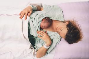 Mother with newborn