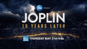 Joplin: 15 Years Later will premiere on The Weather Channel at 9pm ET on Thursday, May 21