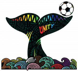 Rainbow Unity Logo created for the ‘Welcome to Seattle. This is How We Pride’ campaign ahead of the FIFA World Cup 2026™, featuring rainbow-inspired colors and design elements symbolizing inclusion, community, and LGBTQ+ pride in Seattle and Washington st