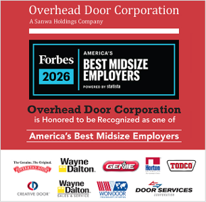 Overhead Door Corporation makes Forbes list as one of America’s Best Midsize Employers