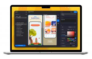 Example of ButterKit software UI showing app store screenshots localized into French using ButterKit's AI-powered translation and design workflow on macOS