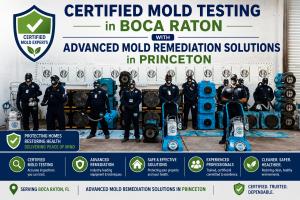 Certified Mold Testing in Boca Raton with Advanced Mold Remediation Solutions in Princeton