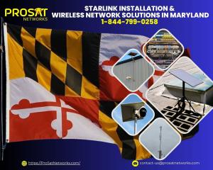 ProSat Networks 1-844-799-0258 Maryland Starlink Installation and WiFi Networks