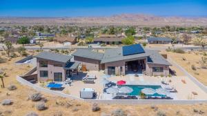 aerial view of the property from the sky