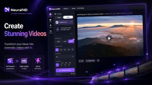 A dynamic short-form video storyboard generated from a text prompt using Neural4D Text to Video AI feature.
