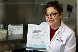 Senior Kepley Scientist and lead author, Dr. Rachel Tinker-Kulberg, with recent publication.