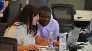 LPL Financial AI Day of Service volunteer supports United Way of Iredell County, Apparo nonprofit partner.