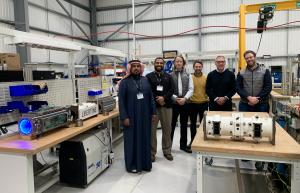 The intelliGEN Linear Generators team with a Linear Generator