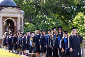 The Class of 2026 graduates from Sweet Briar College.