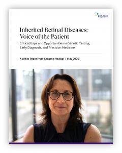 Inherited Retinal Disease: Voice of the Patient White Paper Cover