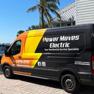 Power moves electric Service Van