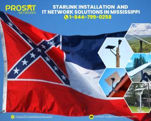 Starlink installation and wireless networks in Mississippi by ProSat Networks 1-844-799-0258