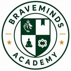 Braveminds Academy logo and shield representing nationally recognized adolescent mental health treatment in Florida