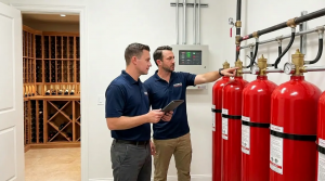Expert inspection of a Clean Agent Fire Suppression System