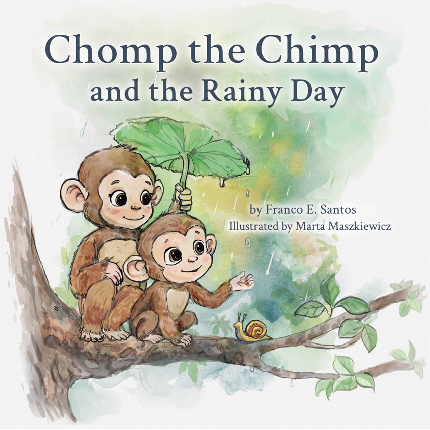 Cover for Chomp the Chimp and the Rainy Day