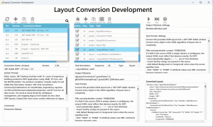 Layout Conversion Workbench Development - XAML C# Generaton