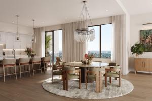 Interior rendering of Mira Mar Residences
