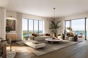 Interior Rendering of Mira Mar Residences, FL