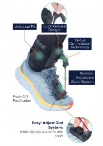 RehabStride™ AFO Brace for drop foot