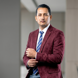 Portrait of Gershwin Johnson, Managing Director of HaloMedix Global, a medical products and healthcare supply company specializing in PPE, diagnostic equipment, healthcare consumables, surgical supplies, and global medical distribution solutions.