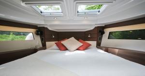 Master Cabin of the Le Boat Liberty cruiser