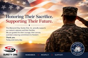 Veterans, memorial day, Surety One, Sharon M. Poindexter, C. Constantin Poindexter, philanthropy, charity