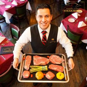 Guests at Whaling Station Steakhouse can enjoy its signature steaks, classic ambiance and popular Bar Menu available from any seat in the restaurant.