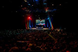 A photo of the GCX Main Stage