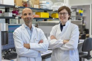 Bruno Paiva and Carmen Gonzalez, from Cima Universidad de Navarra
