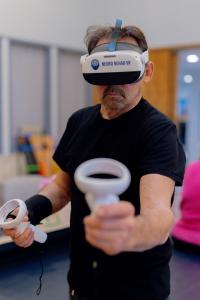 Texas NeuroRehab Center in Austin learning how to use the smart therapy solution