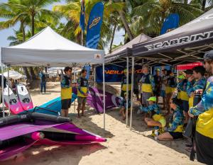 Ocean athletes getting instruction pre Cabarete Wing Fest 2025