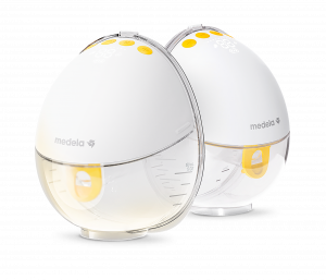 Medela Motion InBra wearable breast pump units, hands-free in-bra design with compact cups for discreet and efficient milk expression