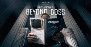 VERTU_ALPHAFOLD_BEYOND_BOSS_MAIN_VISUAL_FEATURING_THE_HERMES_AGENT_PHONE