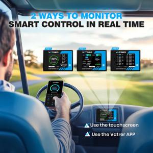 Real-time Remote Monitoring is Available Via the LCD Display and the Vatrer App