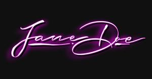 Jane Doe Italian Fusion Restaurant Logo