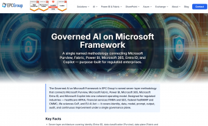 EPC Group - Governed AI on Microsoft Framework Consulting Services - EPC Group AI Consulting