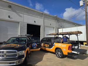 Garage door repair technician servicing Bellaire TX homes