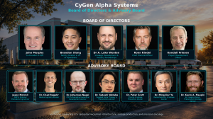CyGen Alpha Systems Board of Directors and Advisory Board for U.S. radiopharmaceutical infrastructure and isotope production company