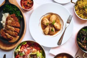 Dishes at The Grill Room