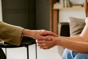 Holding Hands in Therapy
