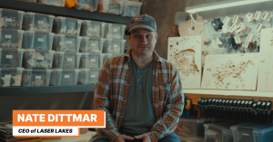 Nate Dittmar, founder of Laser Lakes.