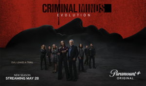Official poster for Paramount+ TV series Criminal Minds: Evolution