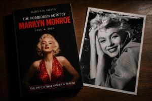 Book cover of The Forbidden Autopsy of Marilyn Monroe featuring Marilyn Monroe and forensic investigation theme.