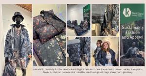 A leader in creativity & collaboration Kornit Digital, debuted a new line of denim printed textiles.