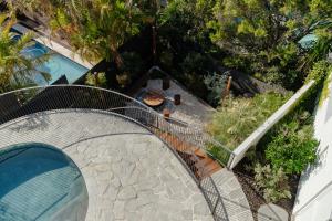 Mid Century Pool Renovation Courtyard Shot