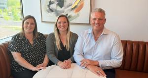 A picture of the three members of the Wingfield team.