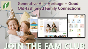 Image showing family members text invites reader to learn more about Immortal Inc. fundraising