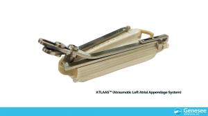 ATLAAS™ epicardial left atrial appendage occlusion (LAAO) device by Genesee BioMedical.